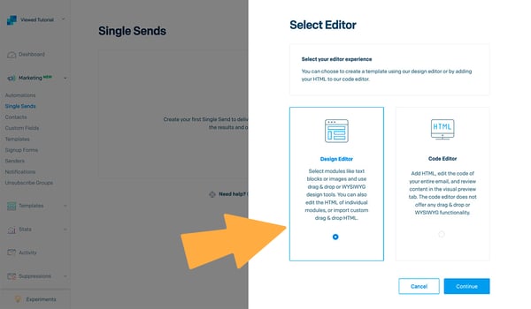 Design Editor SendGrid