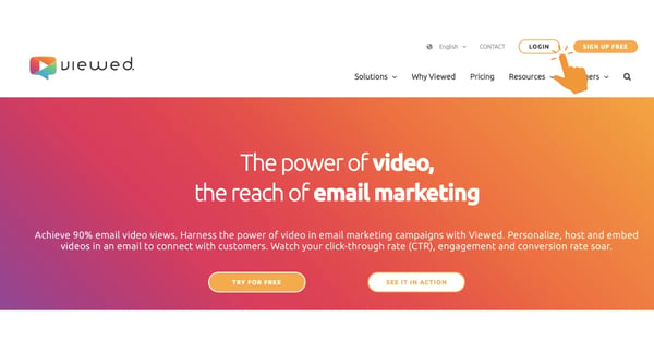 login-viewed-platform-to-embed-a-video-in-email