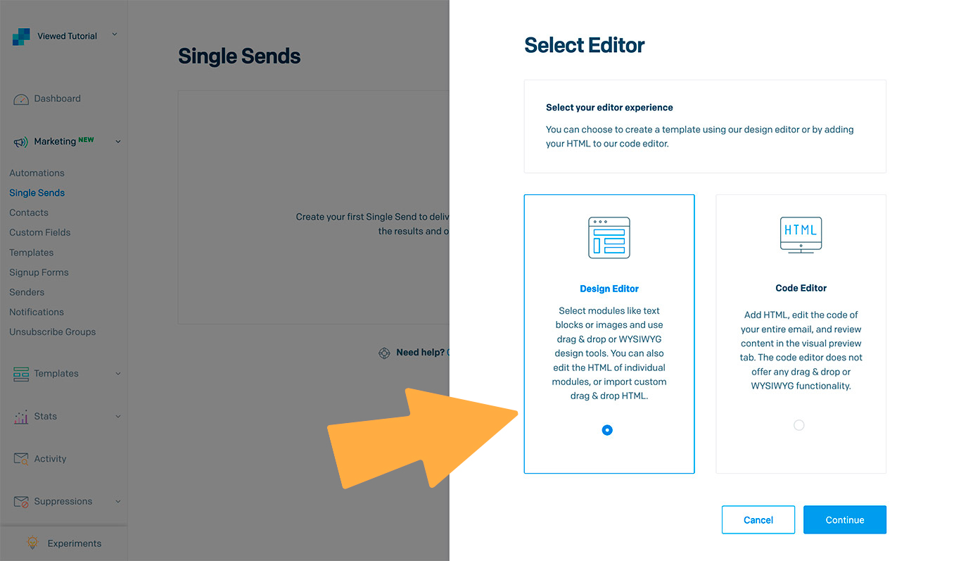 Design Editor SendGrid