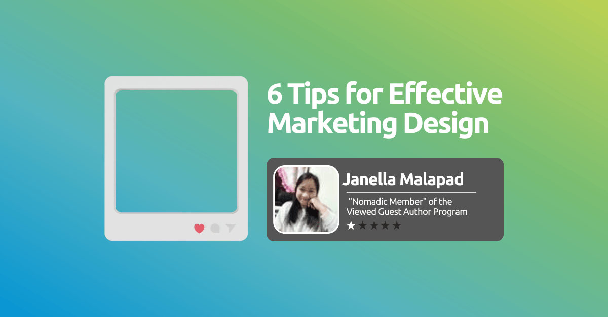 6 Tips for Effective Marketing Design